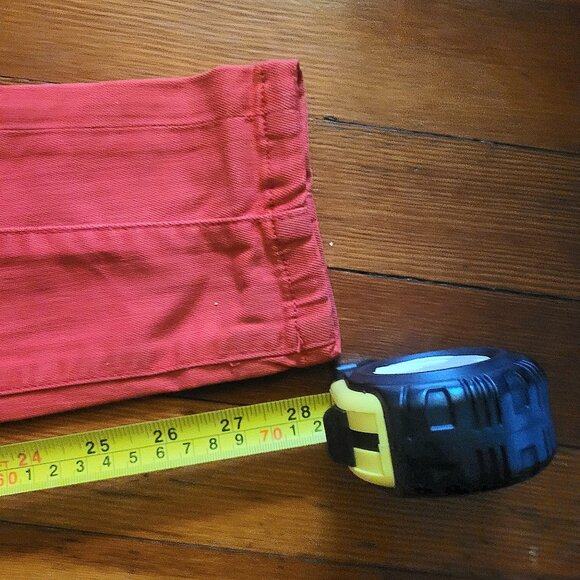 Zara Z1975 Slim Red Jeans BNWT sz 4 - Picture 6 of 8